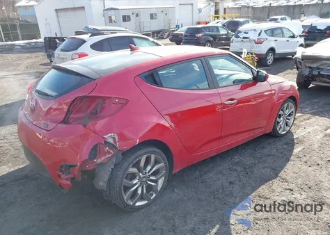 2015 Hyundai Veloster Re:flex из США, поврежденный, VIN KMHTC6AD1FU221595